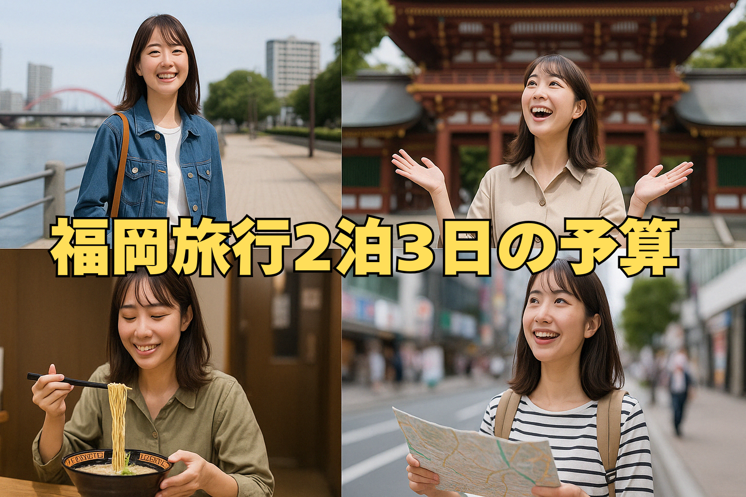 福岡旅行2泊3日の予算を完全ガイド！おすすめプランと節約術