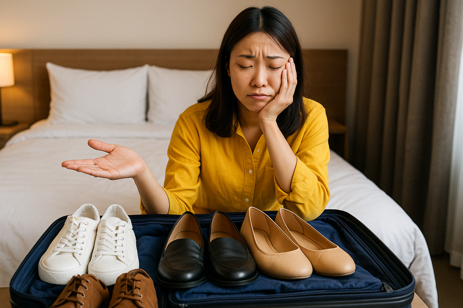 【体験談】旅行に靴を持ちすぎて後悔した話と学んだこと