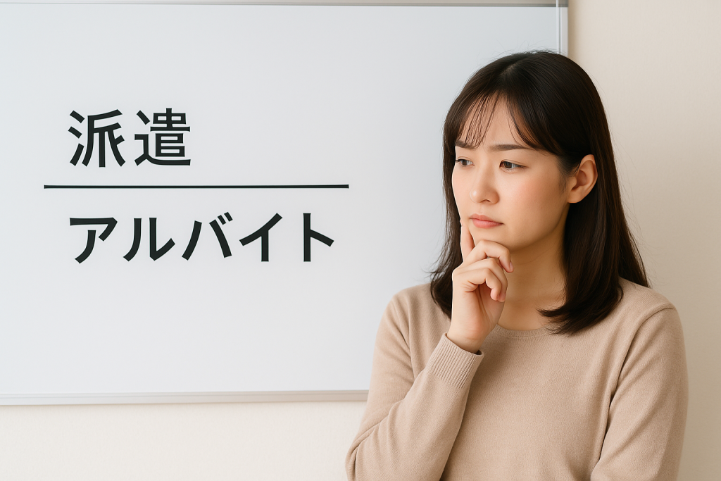 リゾートバイトと派遣バイトの職歴表記の違い