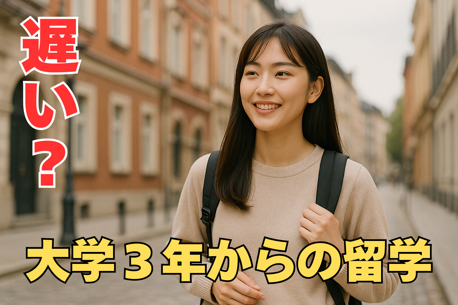 大学3年からの留学は遅い?就活・休学リスクと成功術