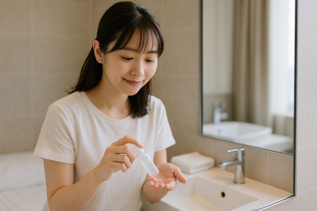 旅行化粧水小分けアイデアのチェックリスト