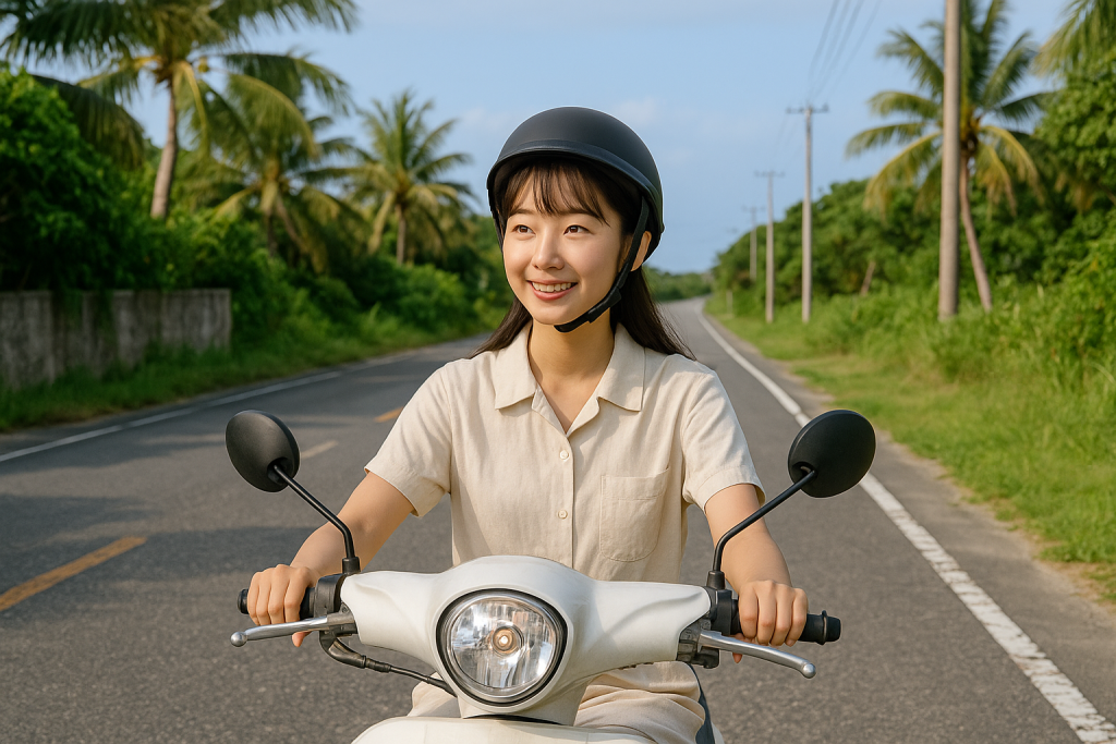 島内の移動手段～レンタカー・原付・自転車