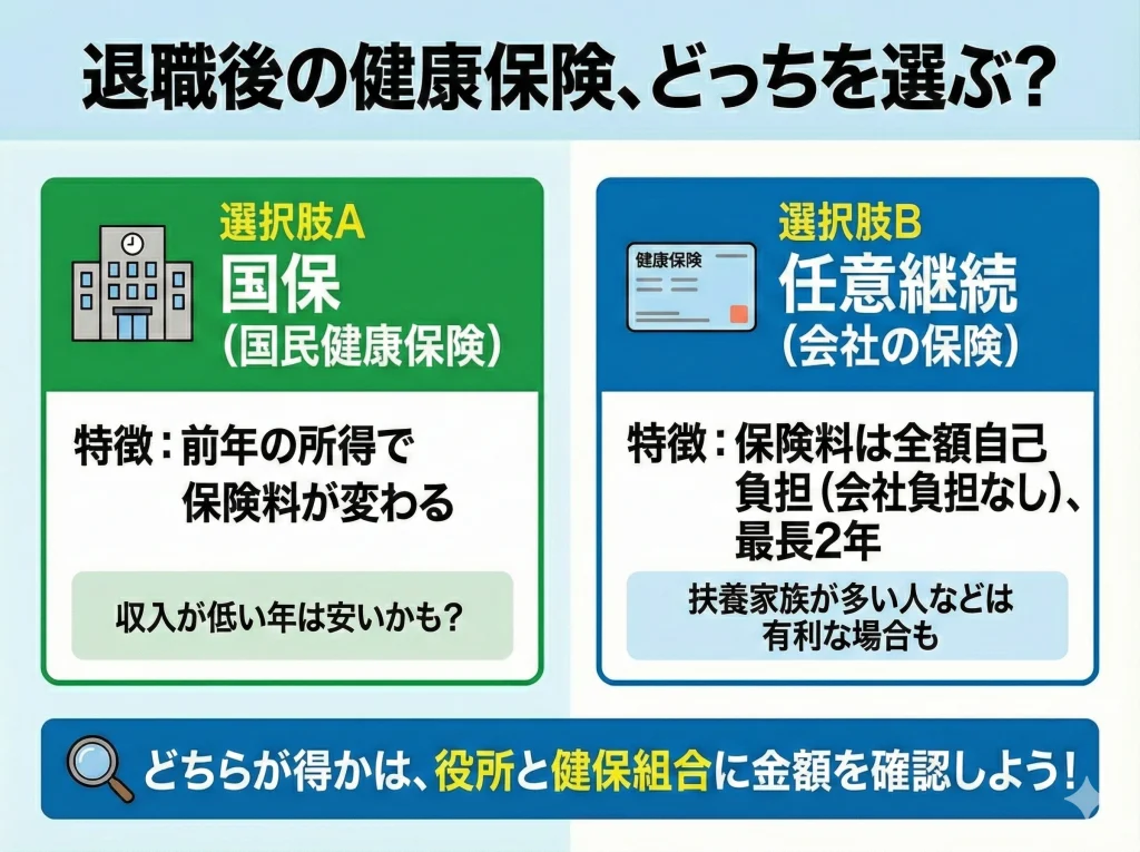 健康保険の任意継続は可能