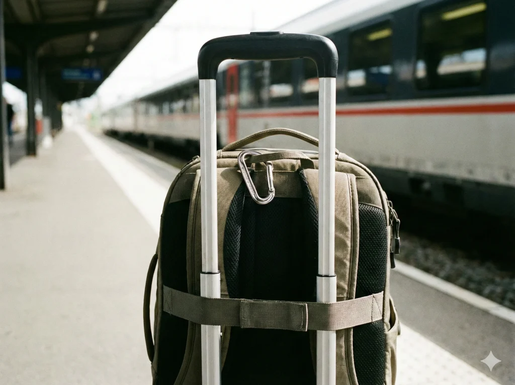 改善策：固定ベルト・カラビナと併用