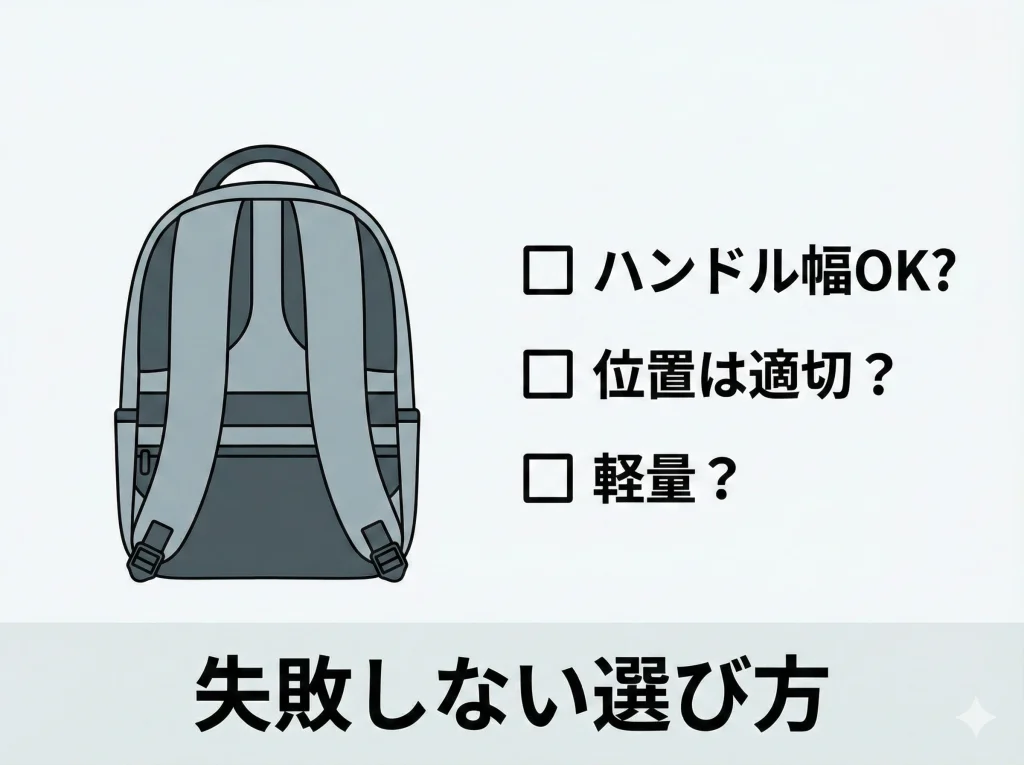 キャリーオンリュック買い替え