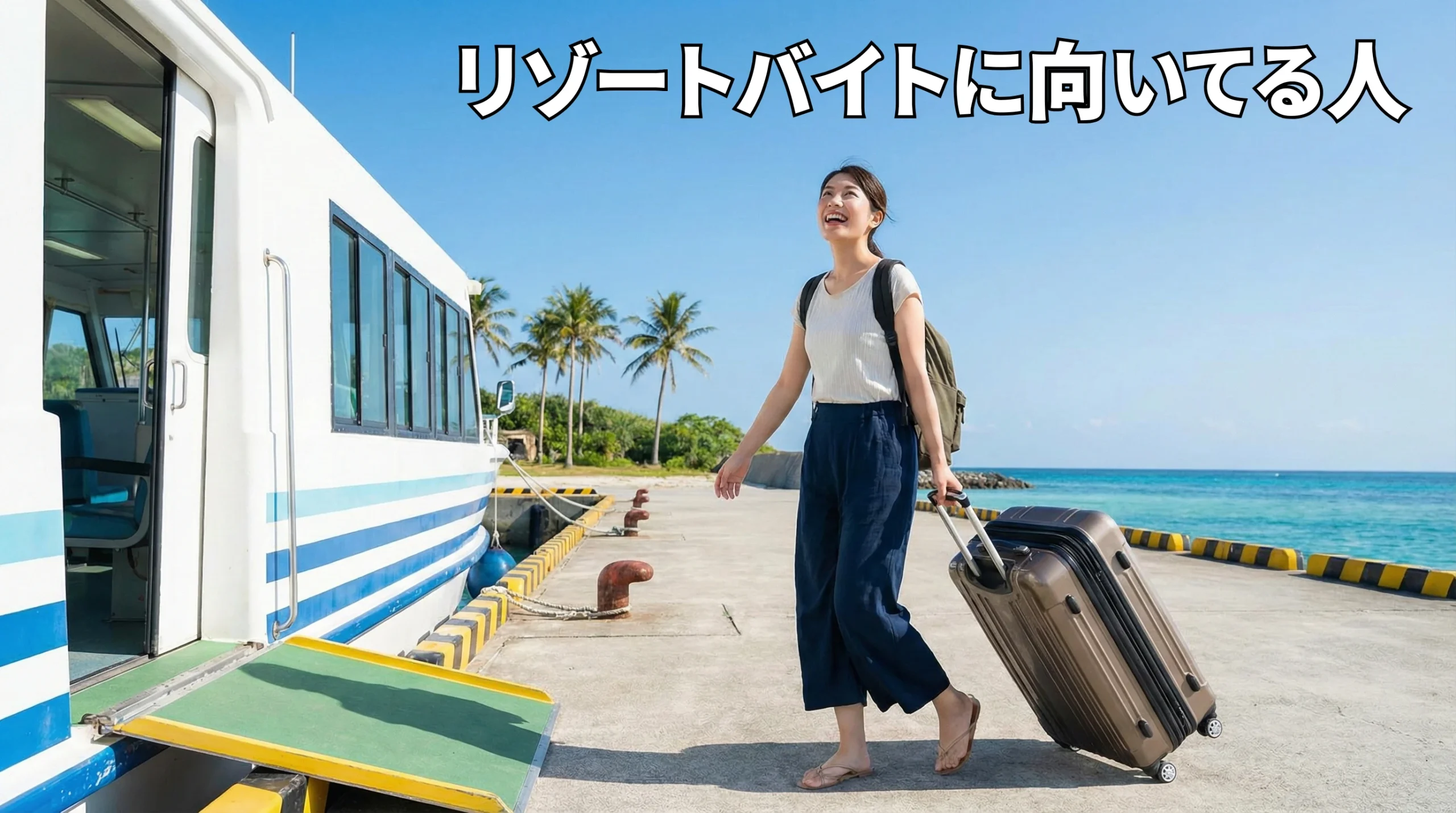 貯金も思い出も最大化！リゾートバイトに向いてる人の性格と稼げる職種の選び方