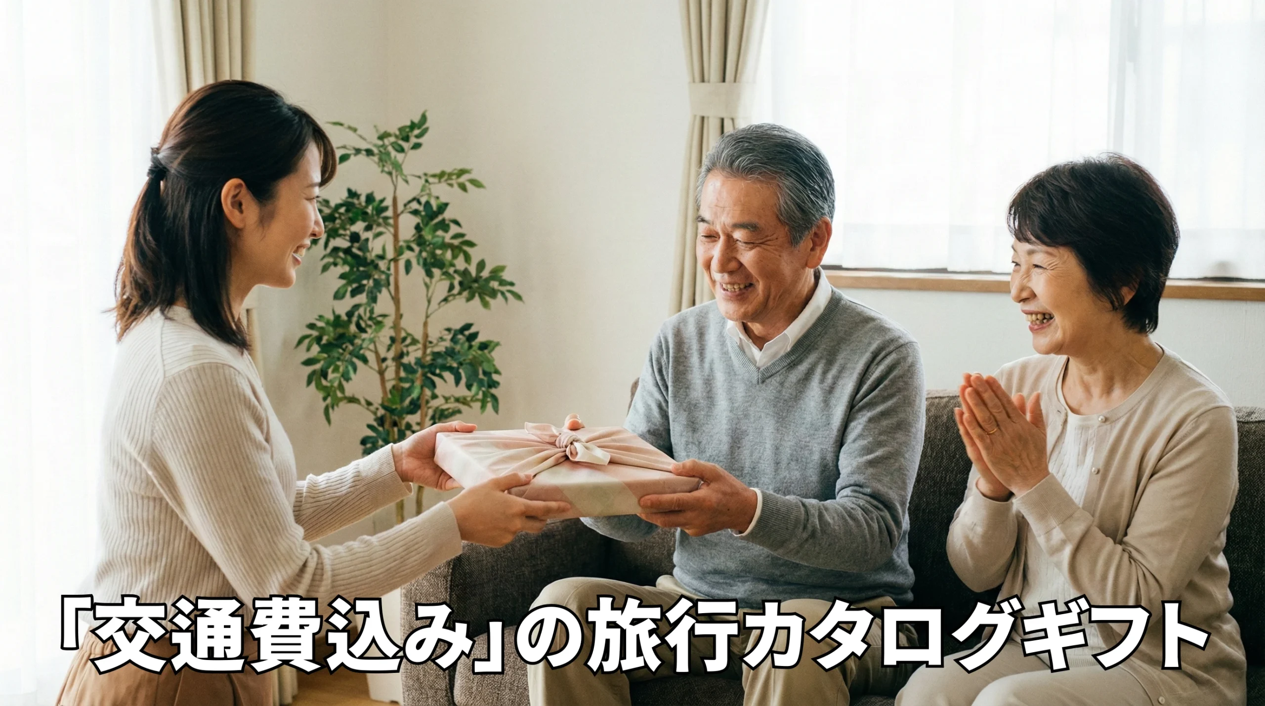旅行カタログギフトを交通費込みで贈る方法｜両親へのプレゼントを「完全招待」にするコツ