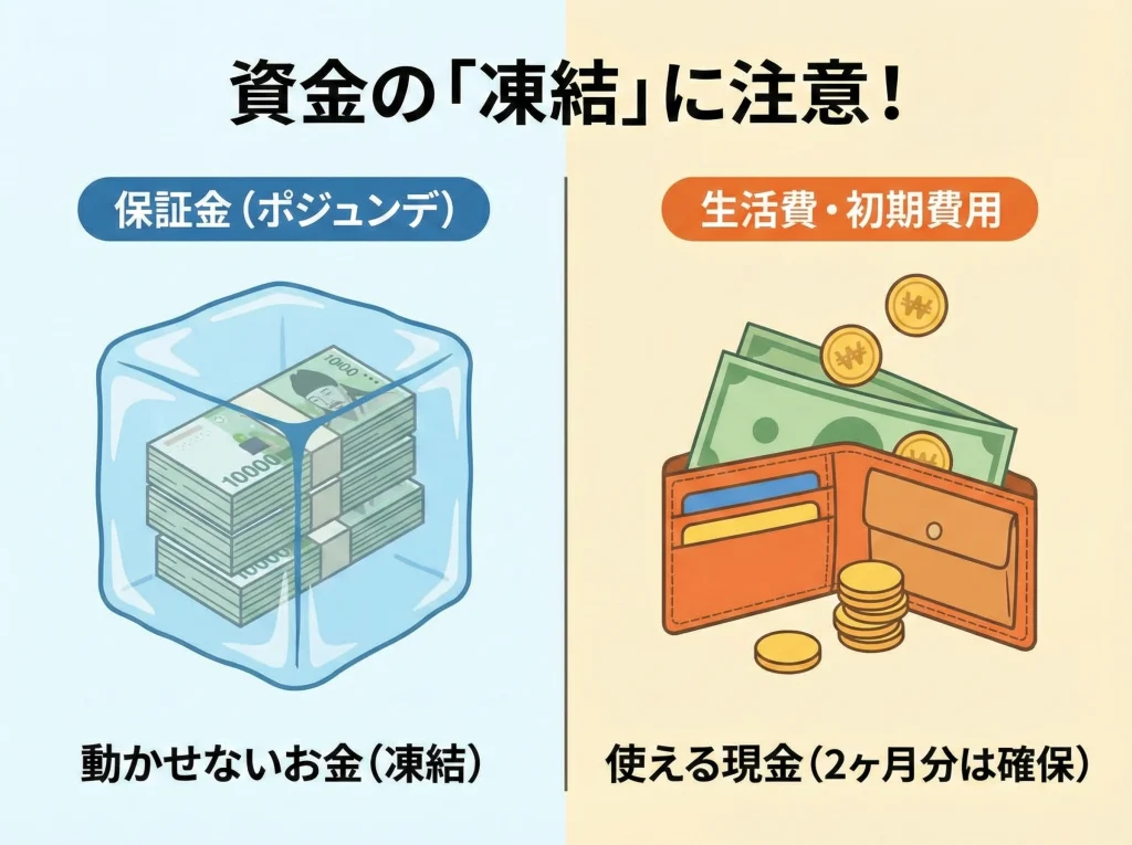 保証金ポジュンデの落とし穴