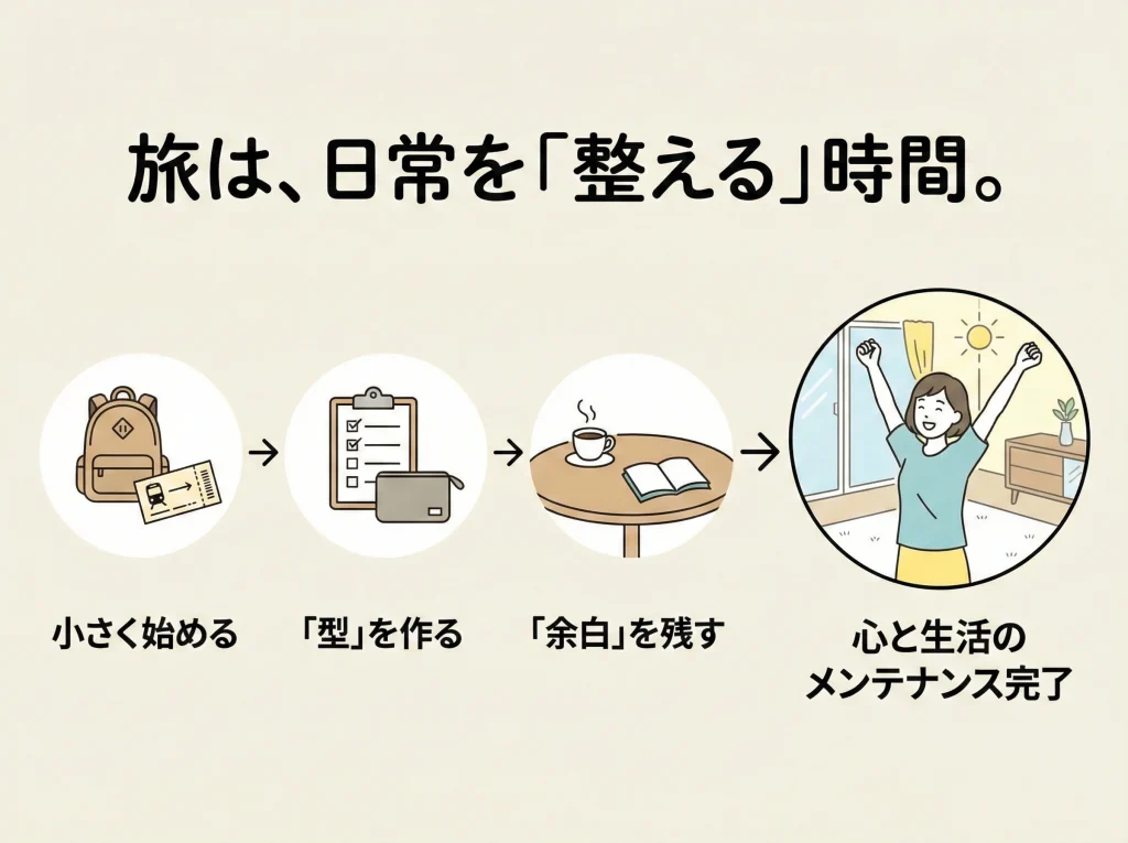旅行がめんどくさい心理のまとめ
