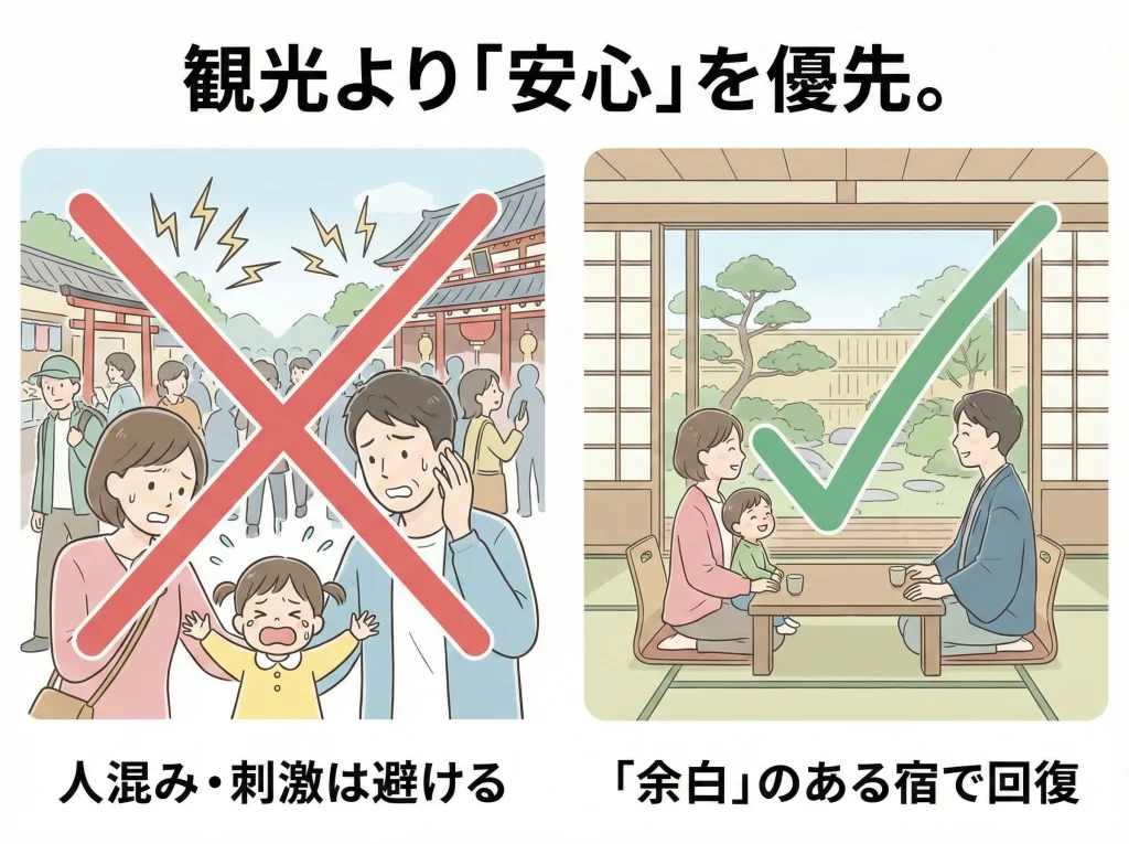 子連れ旅行と内向的HSP