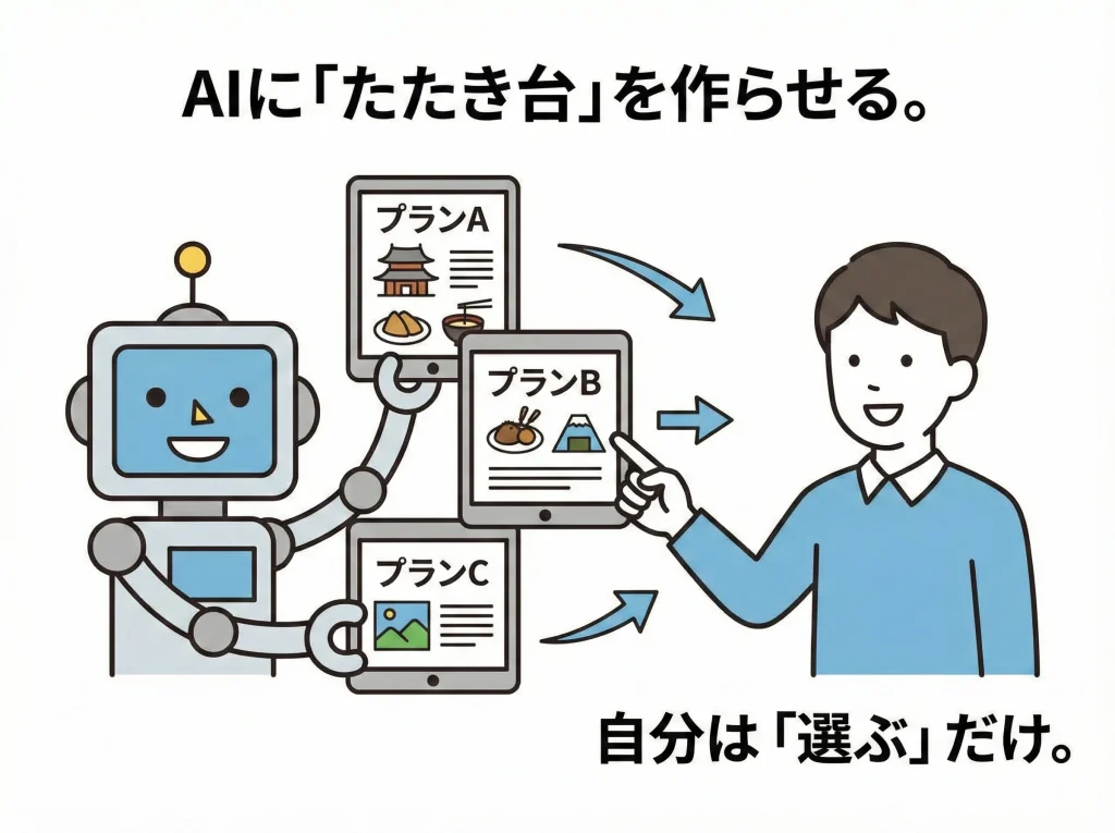 AI旅行プランナーで計画