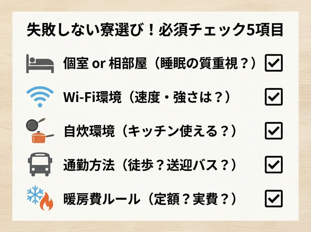 住み込み寮付きの探し方