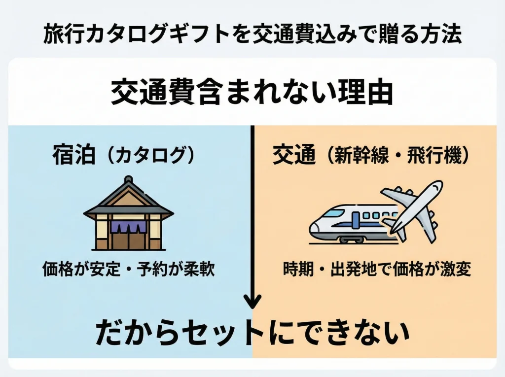 交通費が含まれない理由