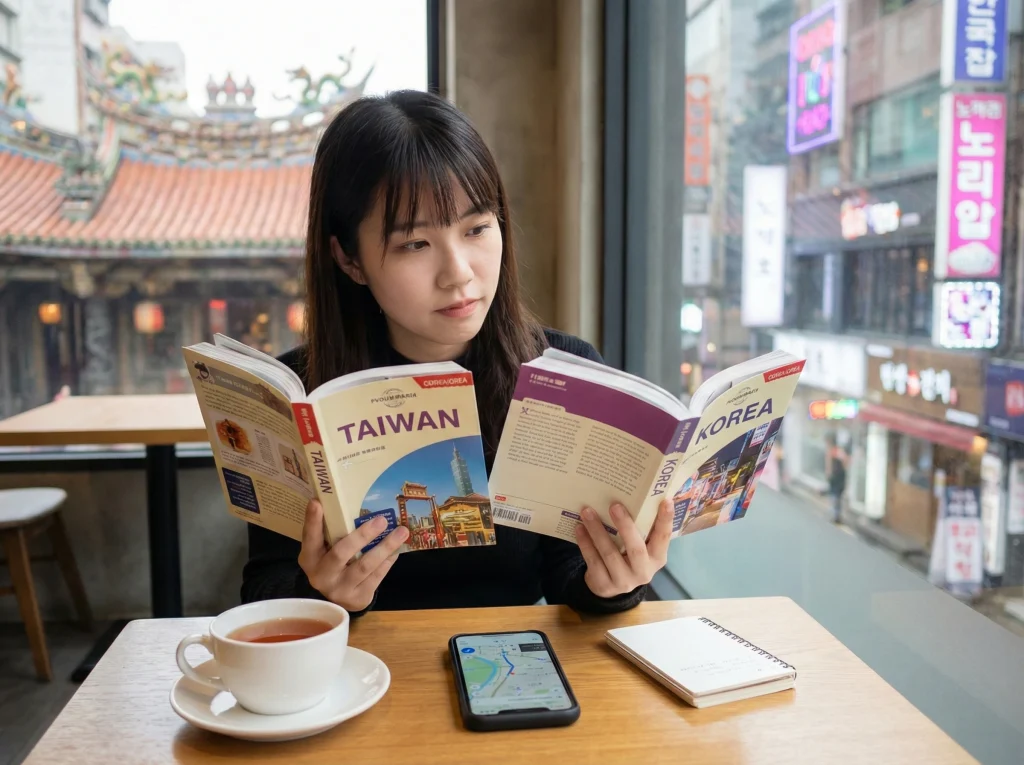 台湾と韓国の旅行比較ポイント