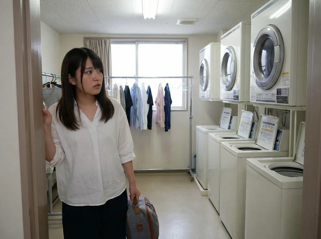 リゾートバイトの洗濯環境確認