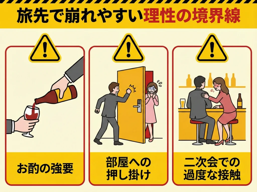 社員旅行のセクハラリスク