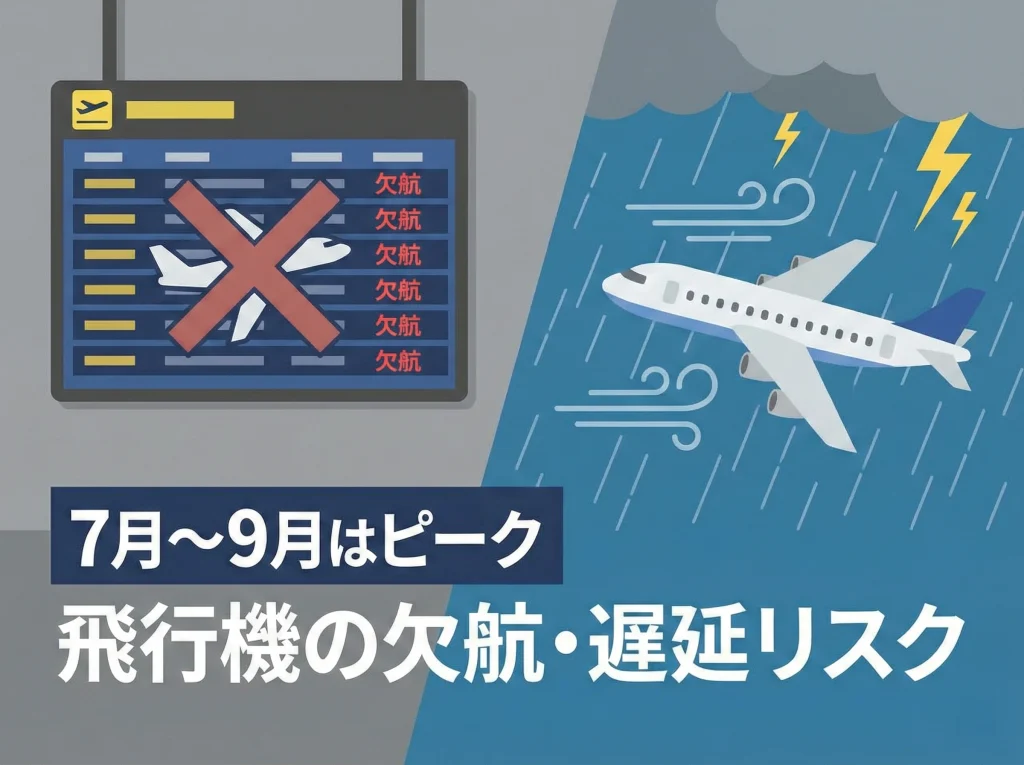 台風シーズンは7月〜9月