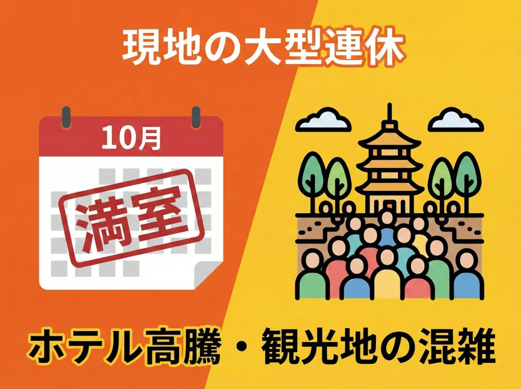 国慶節・中秋節の連休混雑