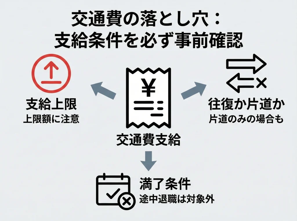 交通費支給の条件確認
