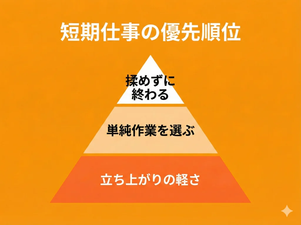 短期1週間・1ヶ月の選び方
