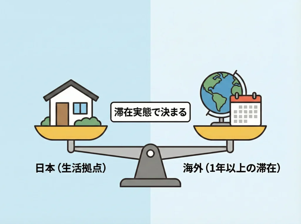 居住者と非居住者の判定