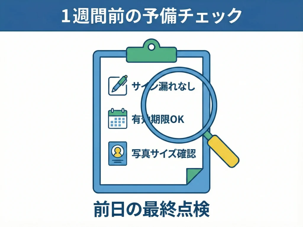 必要書類の不備と期限切れ