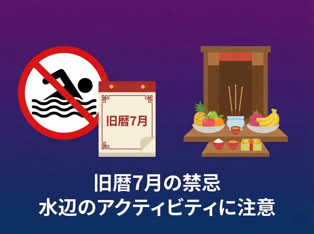 鬼月8月の旅行に注意