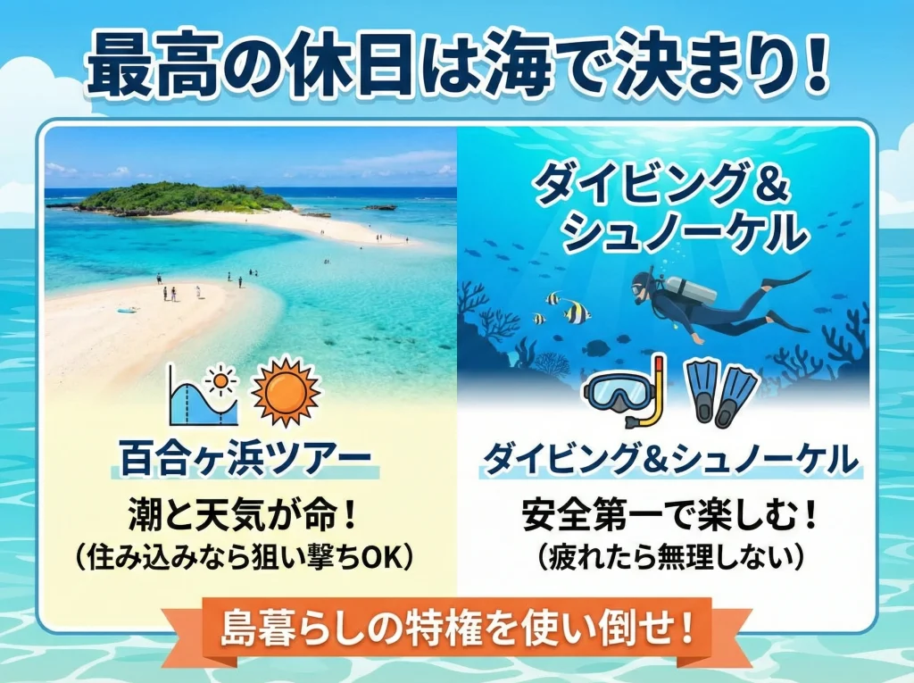 百合ヶ浜ツアーとダイビング