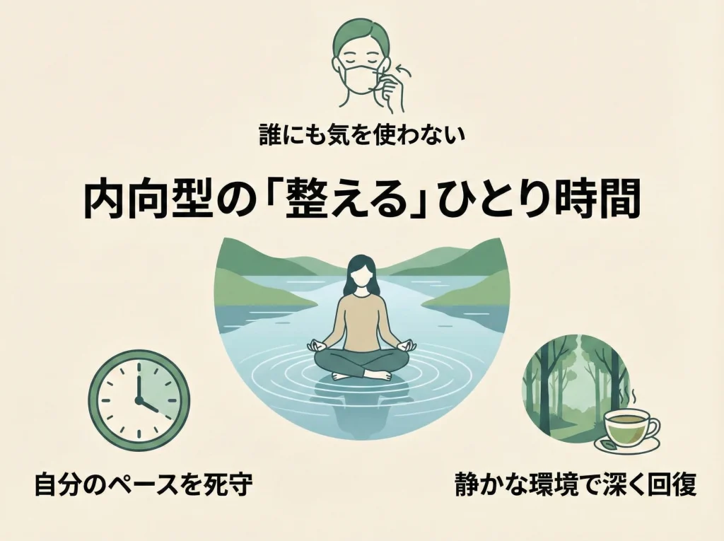 一人旅が多い内向型の理由