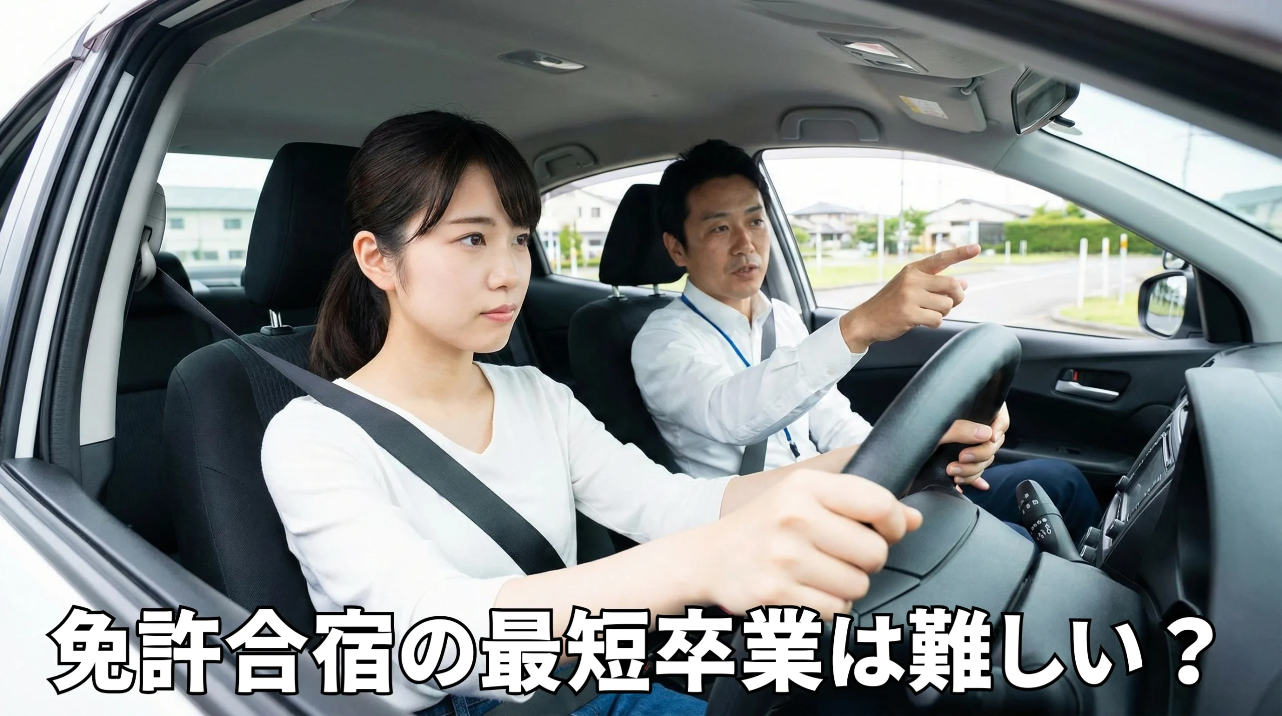 免許合宿を最短で卒業するのは難しい？延泊を回避するための具体策