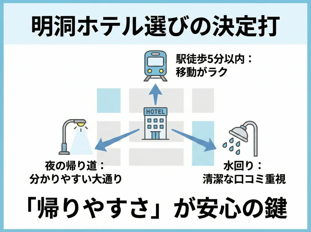 おすすめホテル明洞の選び方