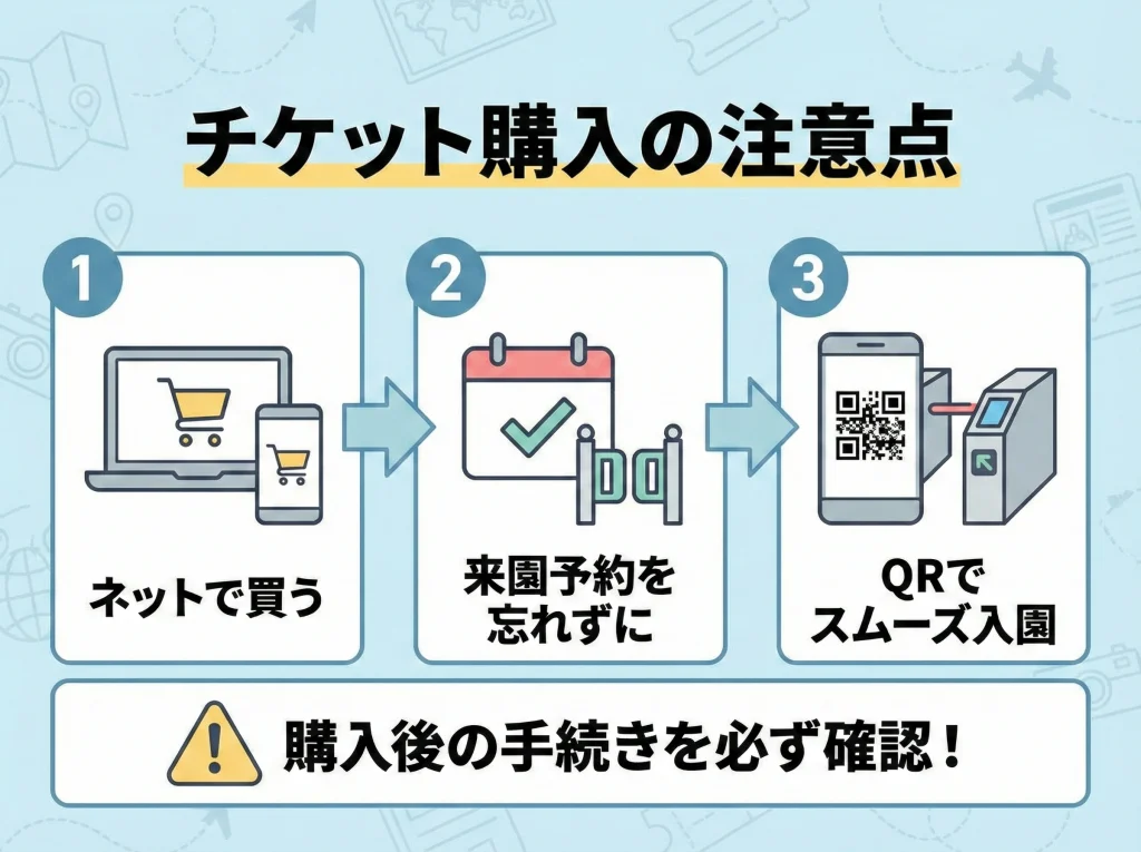 Klook割引と入園予約