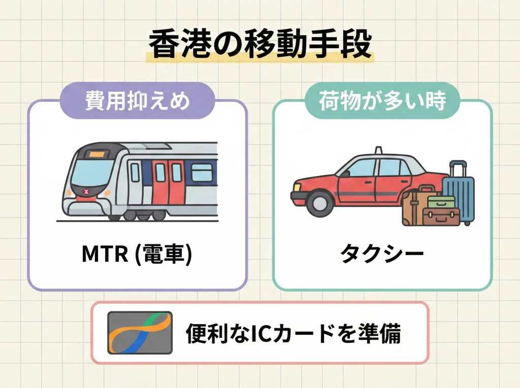 オクトパスとMTR移動費