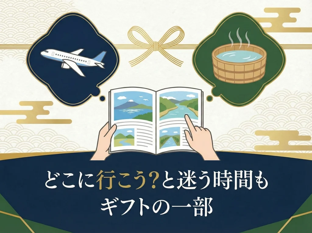 選ぶ楽しみと旅行プラン