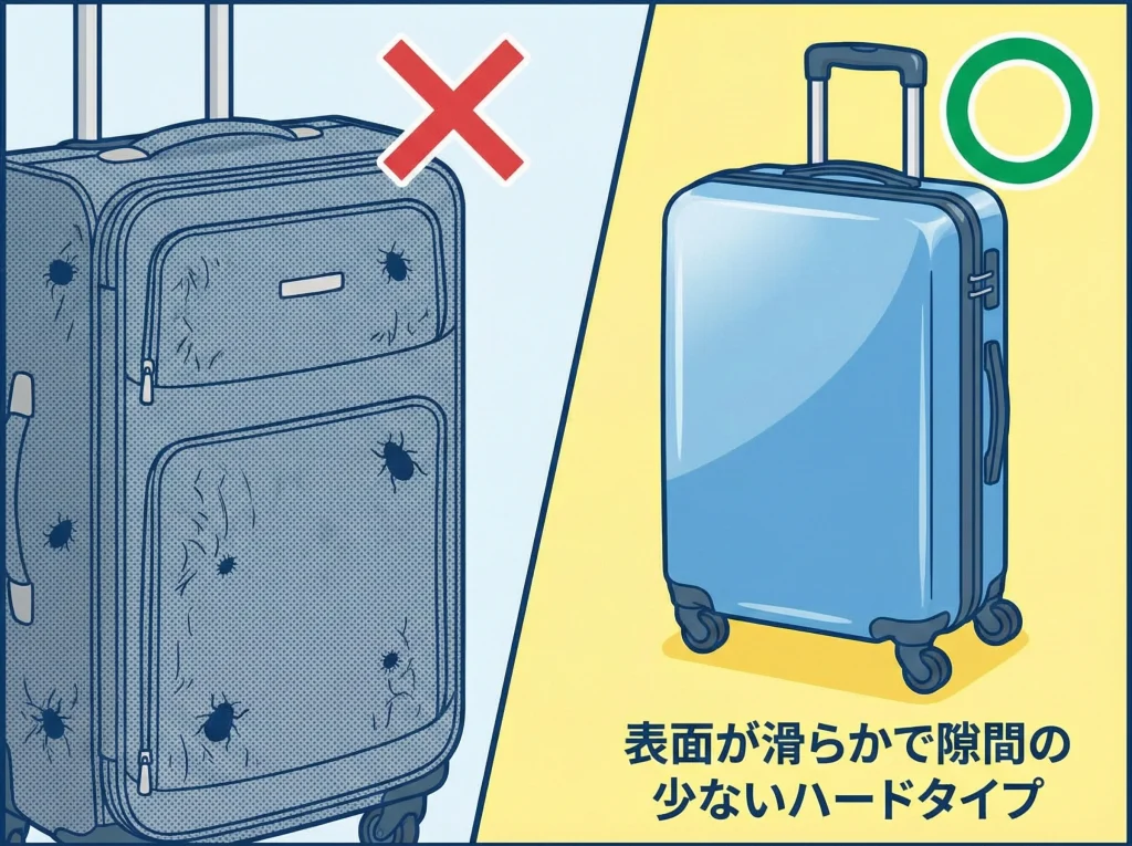 樹脂製スーツケース選び