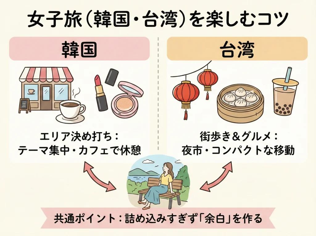 韓国・台湾女子旅スポット
