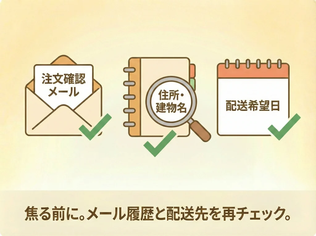 届かない時の対処法