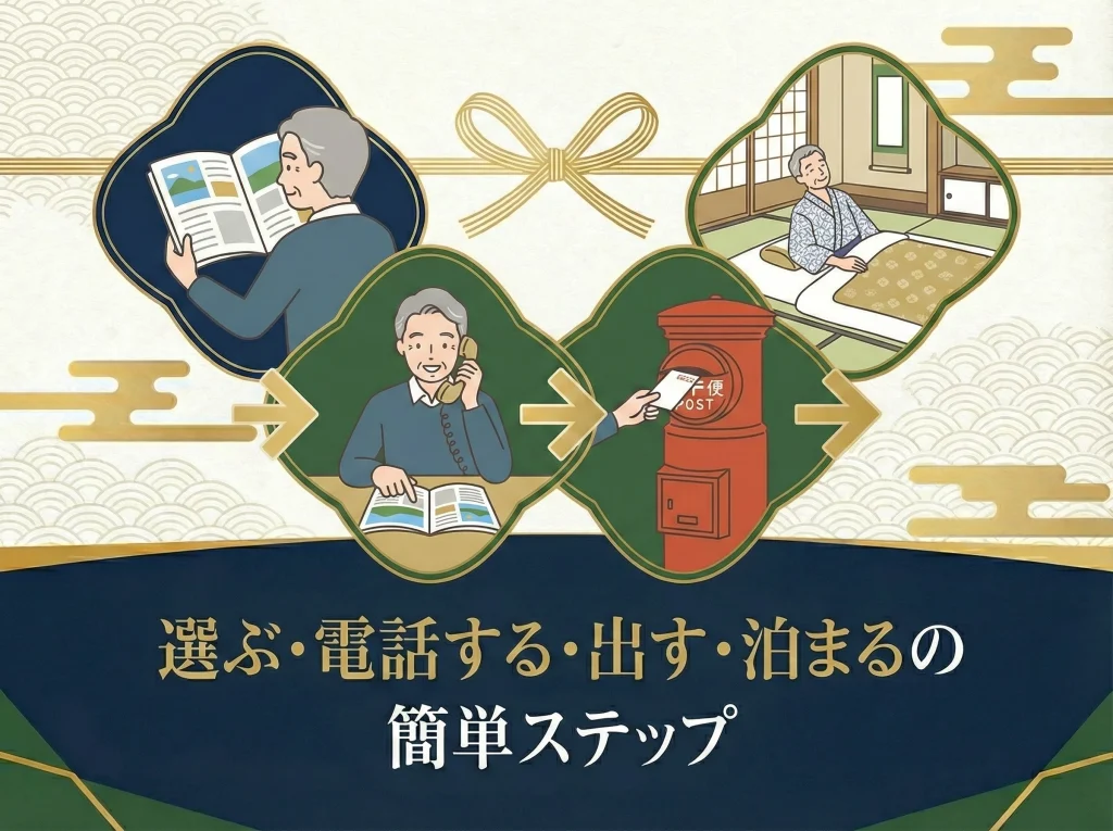 使い方は4ステップ予約