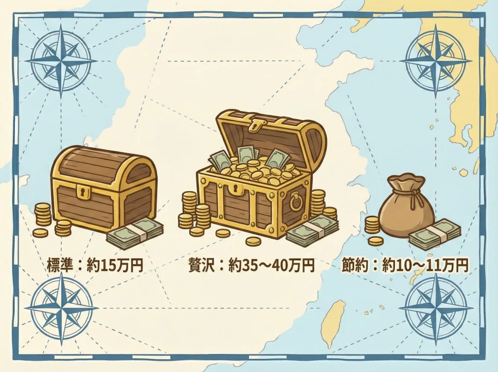 5泊6日予算シミュレーション