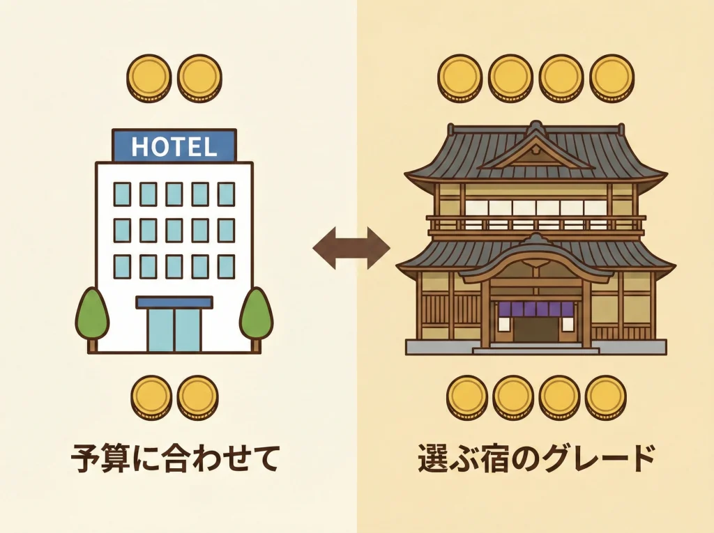 ホテル・旅館の料金帯