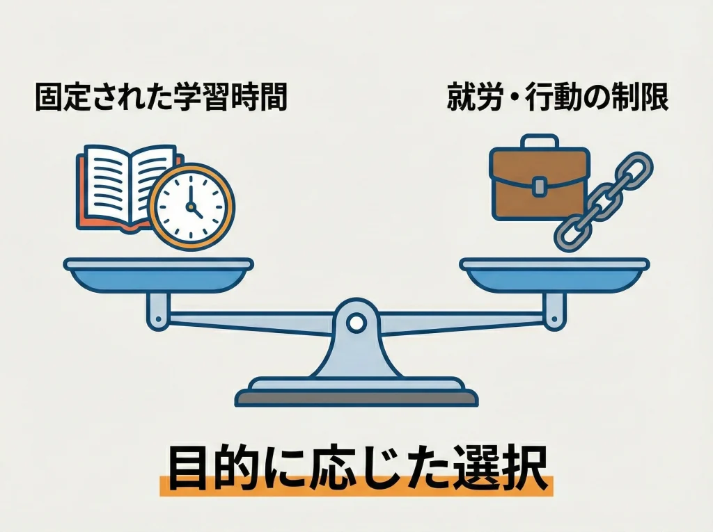 学生ビザと短期留学の制約