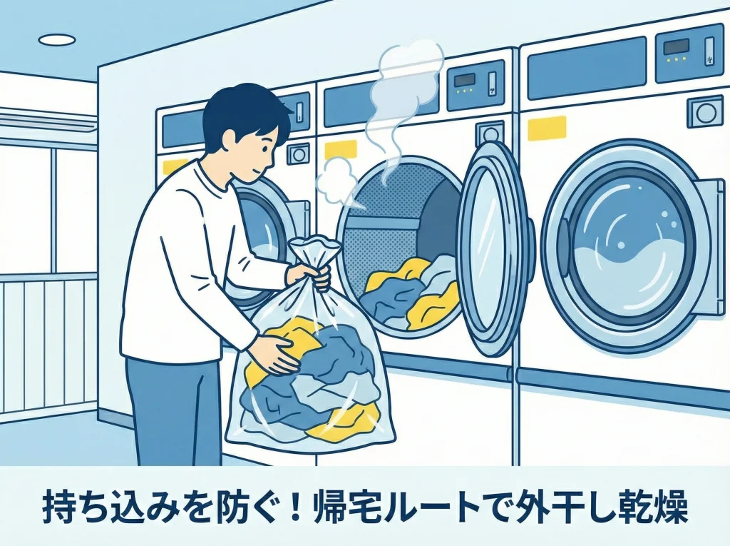 コインランドリー高温乾燥
