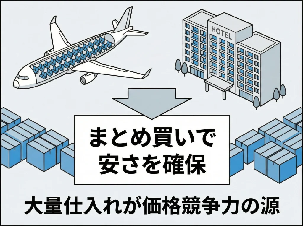 パッケージツアー仕入れ