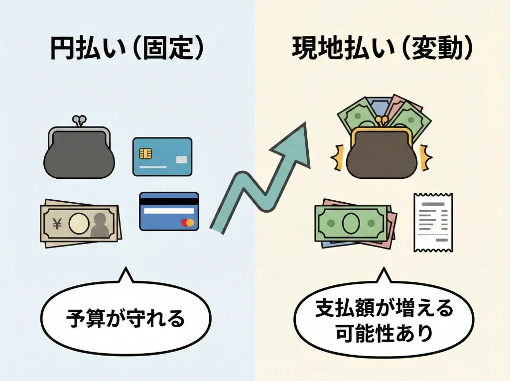 円安で海外旅行が高い