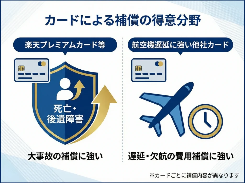 航空機遅延補償の比較