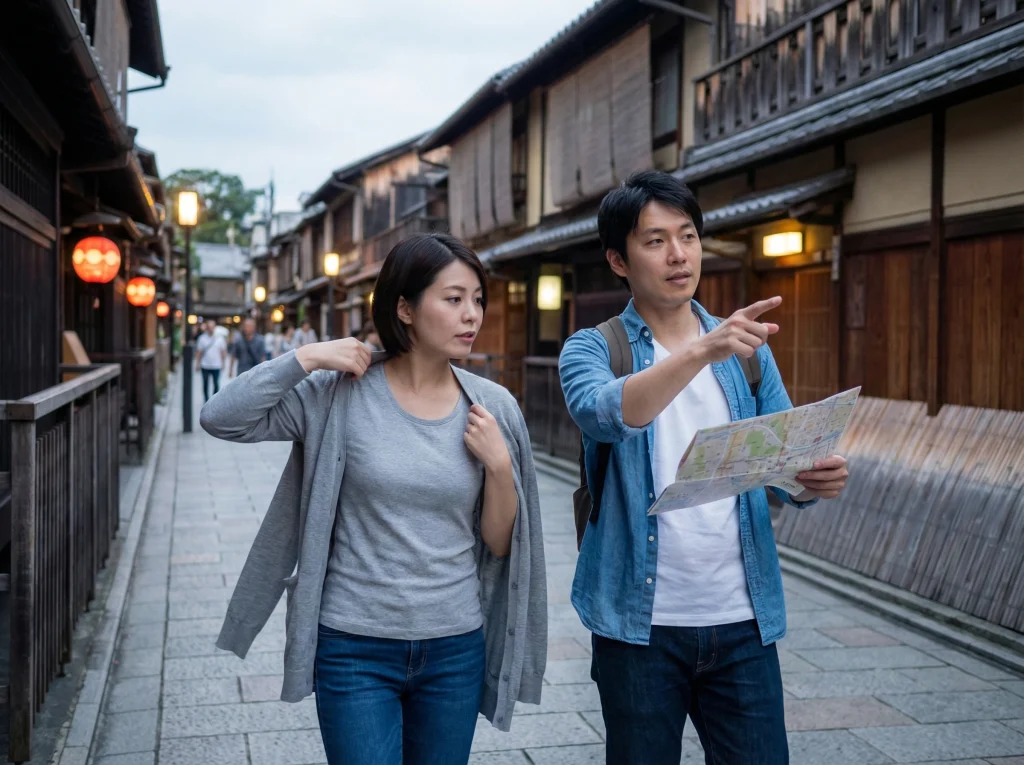 気温20度の旅行の服装実践編
