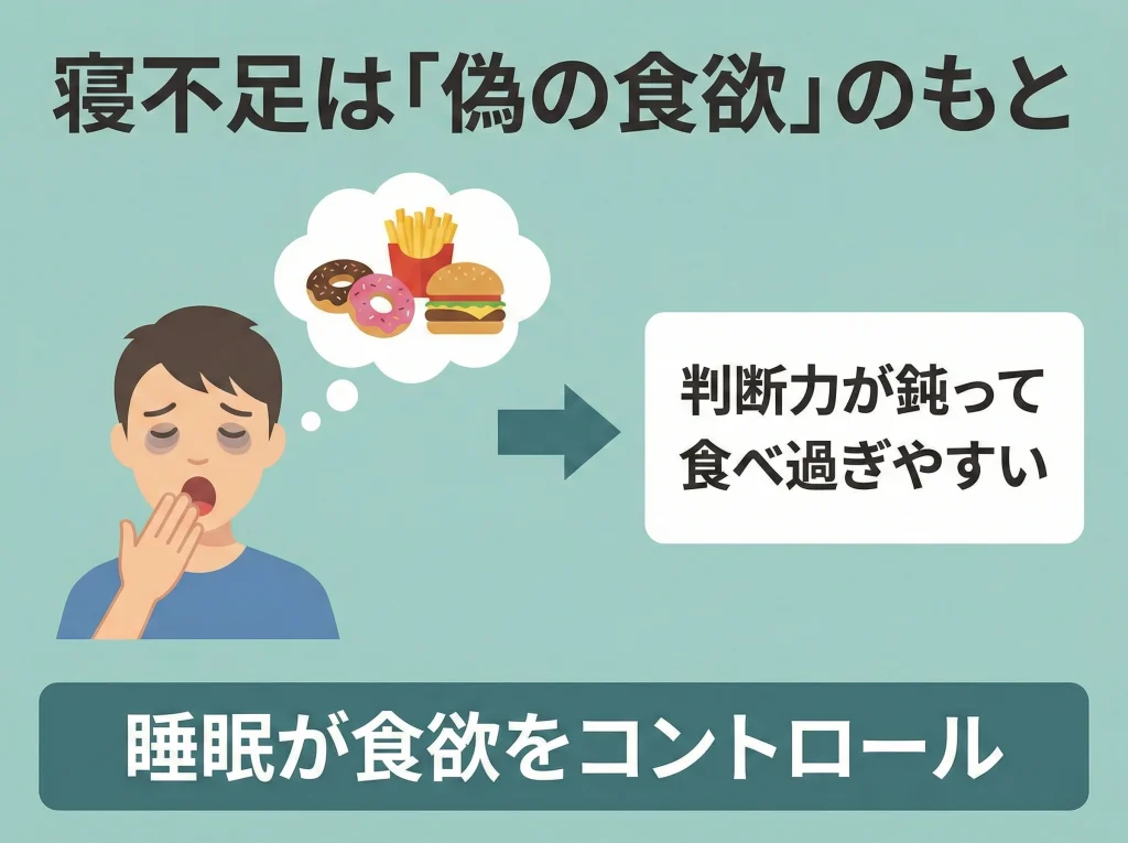 睡眠不足は代謝を下げる