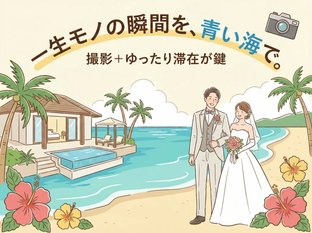 沖縄離島でフォトウェディング