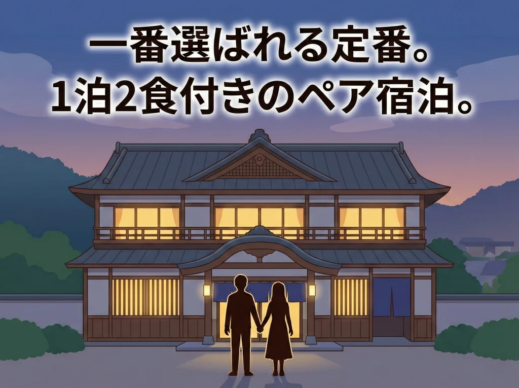 5万円コースは王道ペア宿泊