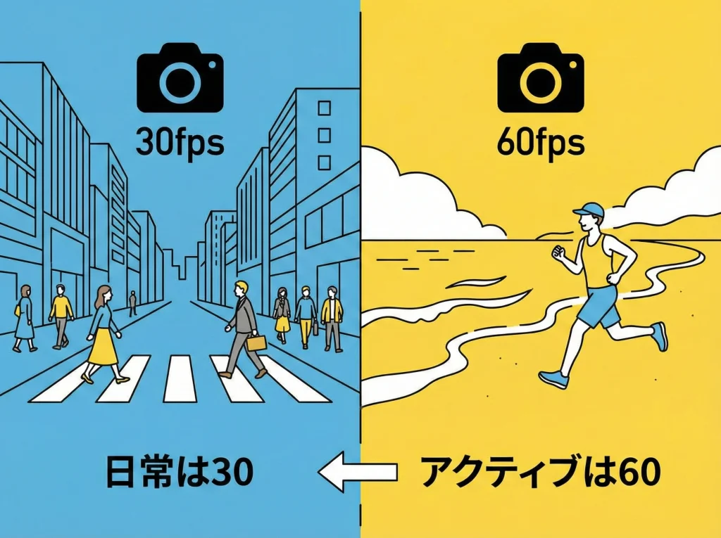 おすすめ設定4Kと60fps